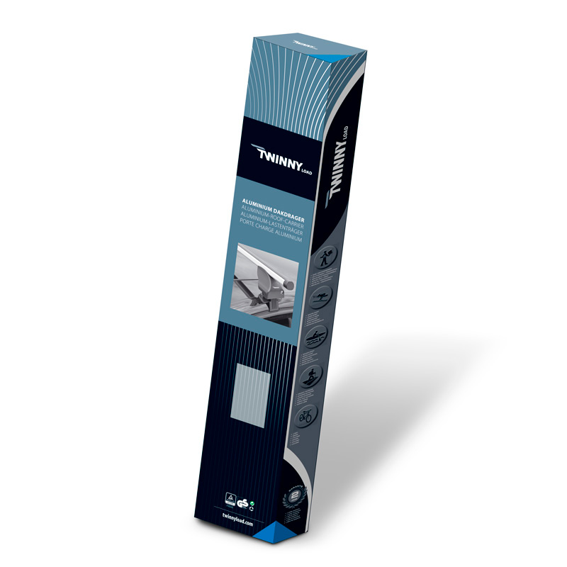 Dakdragerset Twinny Load Aluminium A56  Mercedes Diversen (voor auto's zonder dakreling)